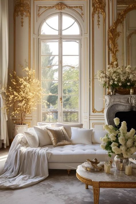 French Living Room Decor, French Living Room, Parisian Living Room, French Living Room Design, French Living Rooms, Parisian Interior, Apartment Chic, French Living, Living Room Decor Ideas