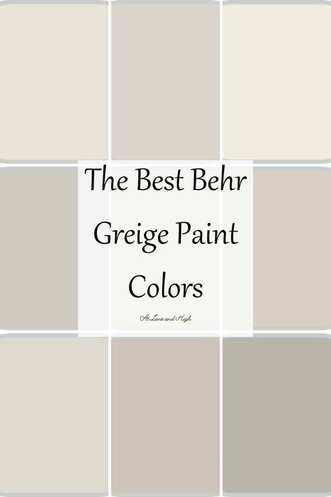 Griege Paint Colors, Behr Neutral Paint Colors, Home Depot Paint Colors, Best Greige Paint, Best Greige, Best Greige Paint Color, Taupe Paint Colors, Home Depot Paint, Most Popular Paint Colors