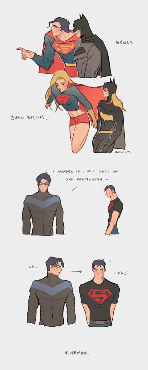 Dc Comics Funny, Superman X Batman, Batfamily Funny, Superman X, Univers Dc, Batman Funny, Dc Comics Artwork, Batman Comic Art, Batman Universe