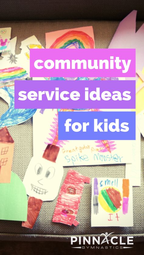 Community Service For Kids, Community Service Ideas For Kids, Kids Community Service Projects, Service Ideas For Kids, Service Projects For Kids, Community Service Ideas, Outreach Program, Community Service Projects, Volunteer Projects