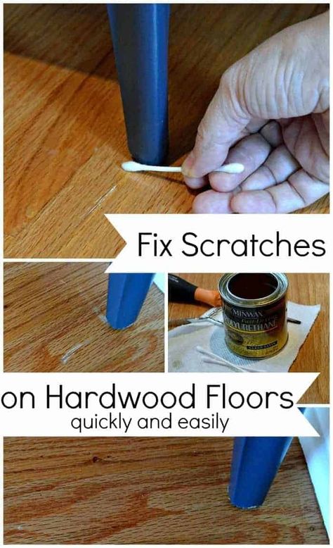 Easily Fix Scratches on Hardwood Floors | www.chatfieldcourt.com Hardwood Floor Scratches, The Whoot, Flooring Ideas, Wood Laminate, Home Repairs, Décor Diy, Wood Flooring, Diy Cleaning Products, Laminate Flooring