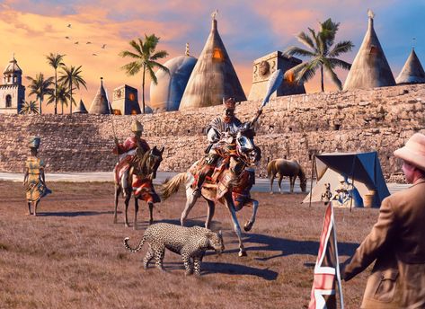 ArtStation - Old Benin Kingdom – 1892; Henry Gallwey’s Arrival Igbo Ukwu, African Civilization, Benin Kingdom, Ancient Egyptian Cities, Ancient Sumer, Egyptian People, Kemet Egypt, Ancient Scripts, Benin City