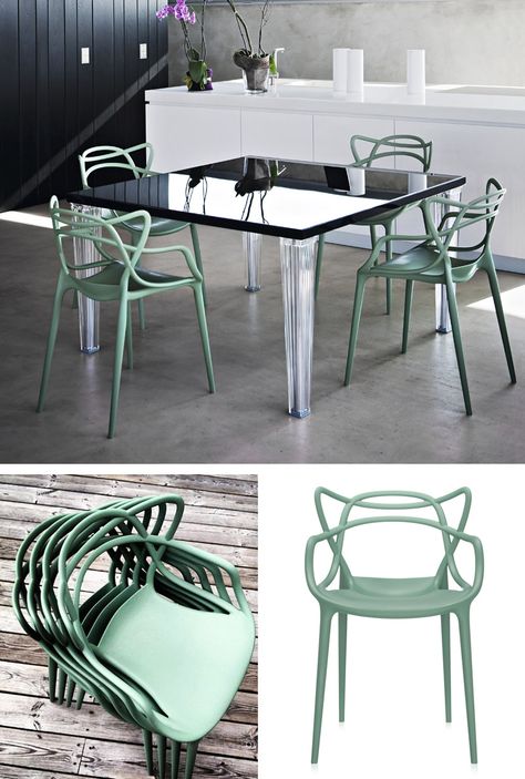 Kartell Masters Chair Dining Rooms, Diner Room, Kartell Masters Chair, Master Chair, Masters Chair, Sofa Room, Modern Dining Room Chairs, Eiffel Chair, Tulip Chair