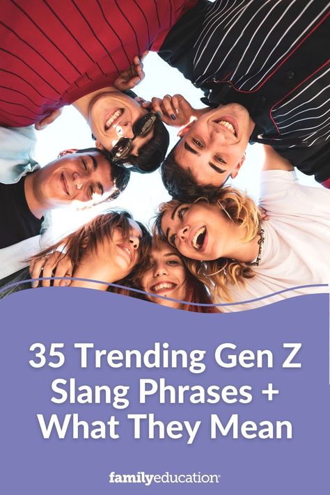 Here are 35 of the latest Gen Z slang words and phrases that are trending this year, and what they mean, where they came from, and examples of how they are used. Gen Z Language English, Gen Z Phrases, Gen Z Slang Words List, Gen Z Words, Gen Z Slang Words, Gen Alpha Slang, Genz Slang, Gen Z Years, Gen Z Trends