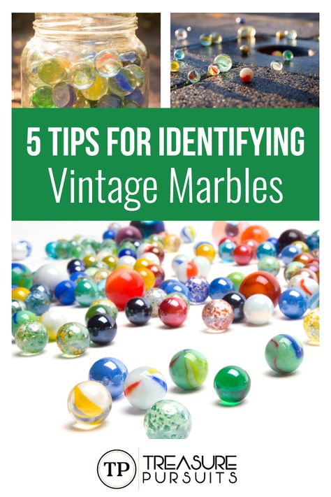 Some how you've come across some marbles. Are they new? Maybe they are antique marbles. Did you know one antique marble can fetch upwards of several hundred dollars? Here's some tips for telling new from old apart. #Vintage #Antique #Collecting #Toys Ideas For Marbles, Decorating With Marbles, How To Make Marbles, Marble Crafts Ideas Projects, Marbles Display Ideas, Things To Do With Marbles, Round Glass Marbles Diy Crafts, Art With Marbles, Marble Collection Display Ideas