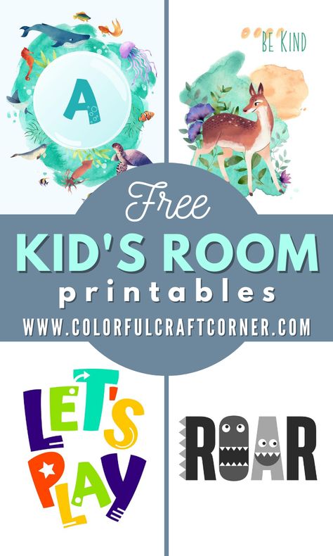 Do you need some instant wall art for your children's room? Grab our free printable wall art sets to decorate their playroom or bedroom. #freeprintableart #kidsroomwallart #kidsroomprintables Free Princess Printables Wall Art, Free Printable Wall Art For Kids Boys, Printable Wall Art For Kids Room, Playroom Signs Diy, Playroom Printables Free Wall Art, Reading Corner Posters Free Printable, Kid Printables Art, Kids Room Wall Art Free Printables, Free Printable Nursery Wall Art