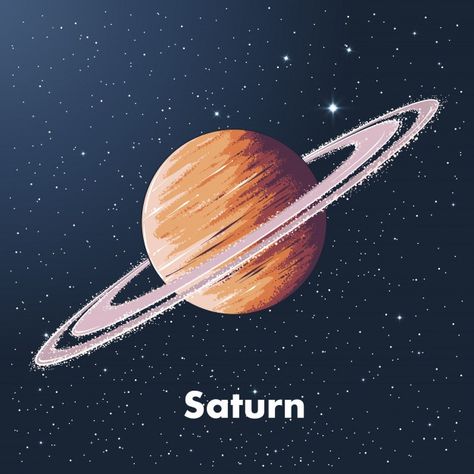 Hand drawn sketch of planet saturn in co... | Premium Vector #Freepik #vector #background #star #hand #light Aesthetic Saturn, Saturn Drawing, Saturn Art, Planet Painting, Planet Drawing, Saturn Planet, Planet Saturn, Planets Wallpaper, Space Painting