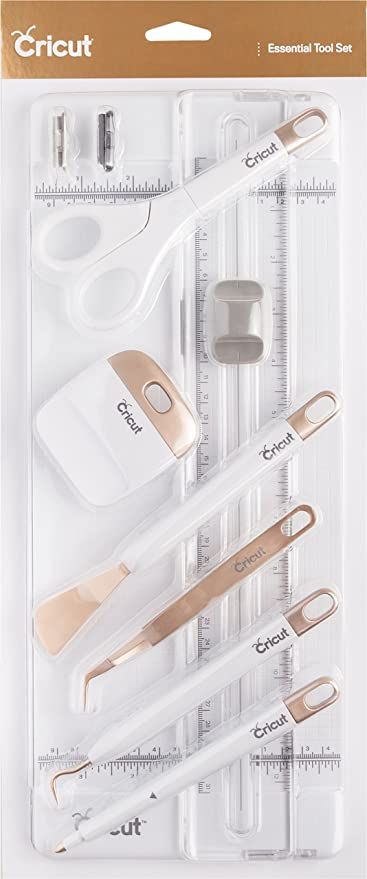 Cricut 2003294 Tools & Trimmer Set, Gold: Amazon.com.au: Office & School Supplies Cricut Tools, How To Use Cricut, Cricut Supplies, Cricut Projects Beginner, Cross Stitch Supplies, Gold Tips, Cricut Explore Air, Cricut Craft Room, Cricut Tutorials