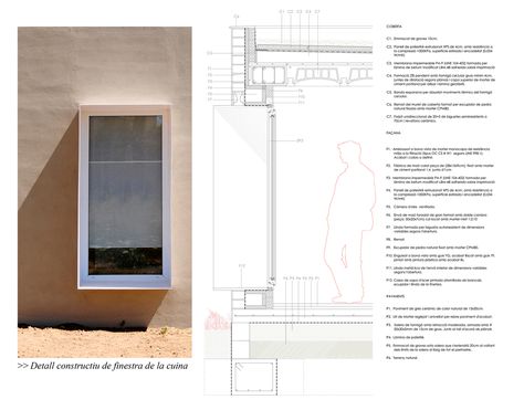 House for Pau & Rocio / Arnau Tiñena Architecture Architecture Renovation, Window Detail, Attic Apartment, Meditation Center, Attic Renovation, Attic Remodel, Renzo Piano, Detail Design, Construction Details