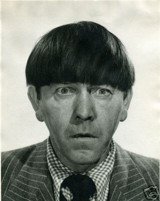 Moe Howard in publicity photo appearing shocked. Moe Howard, 3 Stooges, Funniest Pictures Ever, Film Man, The Stooges, Abbott And Costello, Three Stooges, The Three Stooges, Classic Comedies