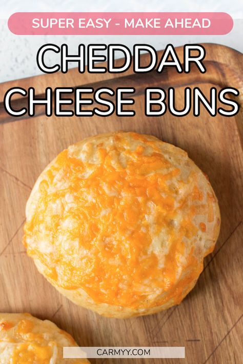 Cheesy Buns, Buns Hamburger, Sandwich Buns Recipe, Burger Buns Recipe, Hamburger Bun Recipe, Burger Bun, Cheese Buns, Tasty Bread Recipe, Homemade Bread Recipes Easy