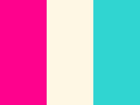 Hot Pink, Cream, Turquoise Hot Pink Colour Combinations, Turquoise Colour Palette, Pink Colour Combinations, Wardrobe Laminate, Hot Pink And Turquoise, Laminate Design, Wardrobe Laminate Design, Pink Color Combination, Turquoise Color Palette