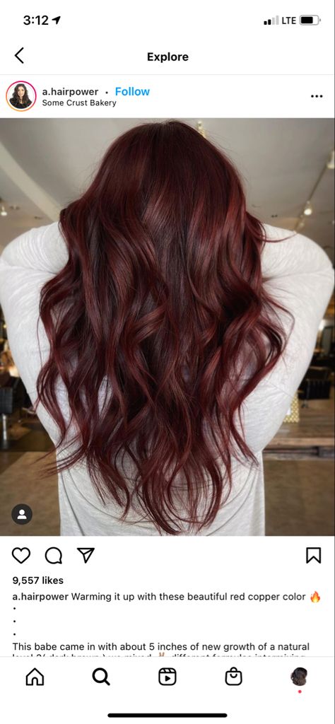 Red Tint Hair Dark, Deep Wine Red Hair Color, Red Tint In Brown Hair, Red Tones Hair Color Dark Brown, Dark Red Mahogany Hair Color, Dark Wine Hair Color Burgundy, Hair Color Ideas Red And Brown, Balayage Hair Dark Red, Dark Red Hair Brunettes