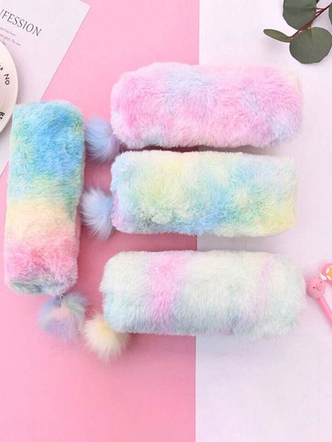 Color:Multicolor \nMaterial:Polyester \nComposition:100% Polyester \nBatteries Included:No \nPower Supply:None \n Pencil Case Kawaii, Cute Pencil Case, Makeup Storage Bag, Cute Pencil, Pen Bag, Cute Pens, Kawaii Plush, Student Organization, Sewing Organization