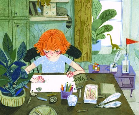 Book Illustration Layout, Story Books Illustrations, Illustration Art Kids, Picture Books Illustration, Childrens Books Illustrations, Book Illustration Art, Interior Illustration, Art Simple, Children's Picture Books