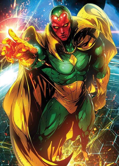 The Vision Marvel Vision, Marvel Fanart, Arte Dc Comics, Marvel Vs Dc, Marvel Comic Character, Marvel Comics Art, Comics Art, Comic Book Heroes, Superhero Art