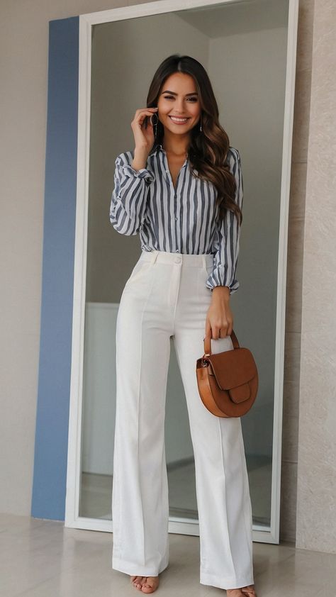 Feminine Style Casual, Casual Baddie, Elegant Outfit Ideas, Dress Code Outfits, Dress Code Casual, Classy Outfit Ideas, Elegant Outfit Classy, Clothing Blogs, High Fashion Outfits