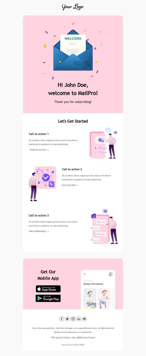 Welcome Email Design, Mailchimp Newsletter Design, Email Newsletter Inspiration, Newsletter Design Layout, Mailchimp Design, Email Marketing Template Design, Mailing Design, Newsletter Template Mailchimp, Email Layout