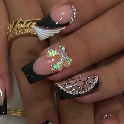 VIP NAILS SPA on Instagram Black Scorpio Nails, Scorpio Nails, Black Scorpio, Vip Nails, Pedi Ideas, Edge Nails, Nail Art Designs Videos, Nails Spa, Black Nail