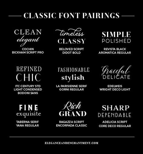 Bickham Script, Kombinasi Font, Timeless Font, Business Fonts, Instagram Font, Font Combo, Font Combos, Classic Fonts, Font Combinations