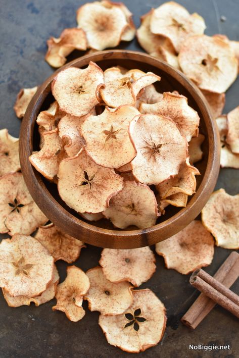 Baked Cinnamon Apple Chips | NoBiggie Cinnamon Apple Chips Baked, Apple Crisps, Cinnamon Apple Chips, Apple Chips Baked, Apple Chips, Baked Apple, Easy Oven, Cinnamon Apple, Dried Apples