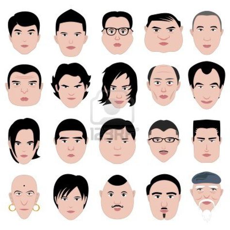 Male Hairstyles reference sheet. LOL.. I find the bottom left amusing.   Referenced by WHW1.com: Website Hosting - Affordable, Reliable, Fast, Easy, Advanced, and Complete.© Man Face Shape, Names Of Haircuts, Male Face Shapes, Hair For Round Face Shape, Round Face Men, Dyed Hair Men, Hair Vector, Hair Clipart, Hairstyle Names