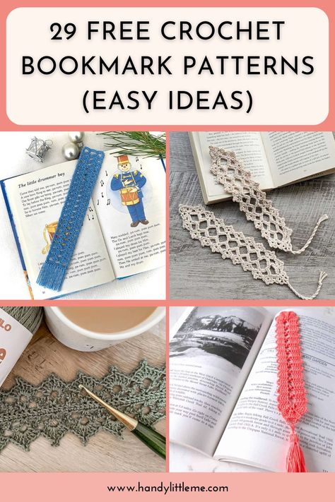 29 Free Crochet Bookmark Patterns (Easy Ideas) - Handy Little Me Star Crochet Bookmark, Crochet Bookmarks Free Patterns Easy Video, Free Crochet Bookmarks Patterns, Crochet Christmas Bookmarks Free Patterns, Crochet Thread Bookmark, Crochet Bookmarks For Men, Bookmarks Crochet Free Pattern, Crochet Bookmarks Free Patterns Simple, Free Bookmark Crochet Patterns