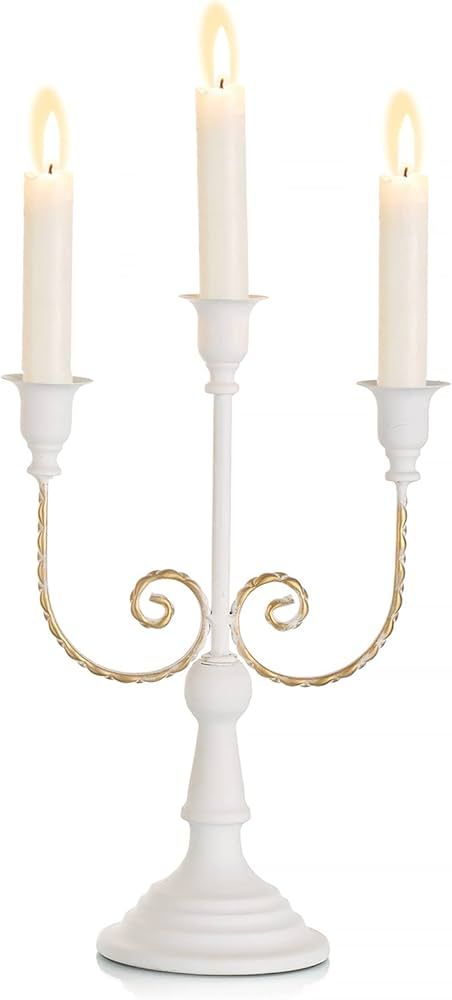 Amazon.com: Sziqiqi White Taper Candle Holder for Centerpiece - 3-candle Candlesticks Holder for Wedding Table Centerpieces Decor Metal Candle Stick Holders for Fireplace Mantle : Home & Kitchen White Candle Holders, Candle Stick Holders, Taper Candle Holder, Candleholder Centerpieces, Taper Candle Holders, Metal Candle, Wedding Table Centerpieces, Fireplace Mantle, Candlestick Holders