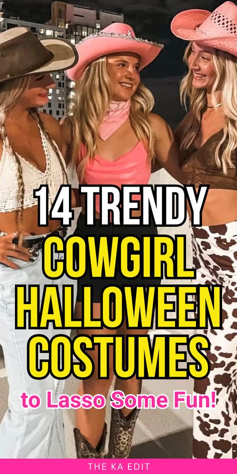 cowgirl halloween costume, cowgirl halloween costumes, cowgirl halloween costume ideas. Preppy Pink Cowgirl Costume, Cowgirl Style Outfits For Halloween, Western Costumes Women, Cute Pink Cowgirl Outfits, Easy Cowgirl Costume Diy, Halloween Cowgirl Outfits, Cute Halloween Costumes Cowgirl, Western Halloween Costumes Women, Costume With Cowboy Boots