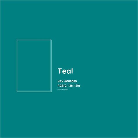 HEX #008080 Teal Color - Color Code Teal Hex Code, Teal Colour Palette, Munsell Color System, Teal Color Palette, Analogous Color Scheme, Rgb Color Codes, Colorful Website, True Autumn, Rgb Color Wheel