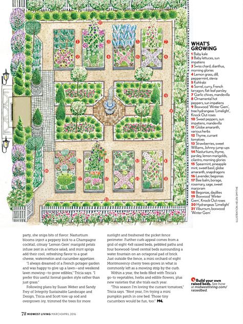 Kitchen Garden Plans Layout, Horticulture Landscape Design, French Garden Layout Plan, Food Garden Layout Backyards, Edible Garden Plan, Spring Planting Vegetables, Small Yard Homestead, Edible Garden Design Layout, French Potager Garden Design