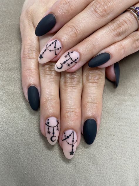 Dark Nude Nails, Jewellery Nails, Almond Dip, Oval Nails Designs, Black Almond Nails, Half Moon Nails, Moon Manicure, Engagement Nails, Cartoon Nails