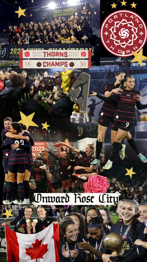 2022 NWSL champs! 🌹 #nwsl #rctid #portland #pdx #thorns #ptfc #soccer #football #oregon #pnw Portland Thorns, Rose City, Womens Football, Soccer Football, Portland, Oregon, Soccer, Football, Movie Posters