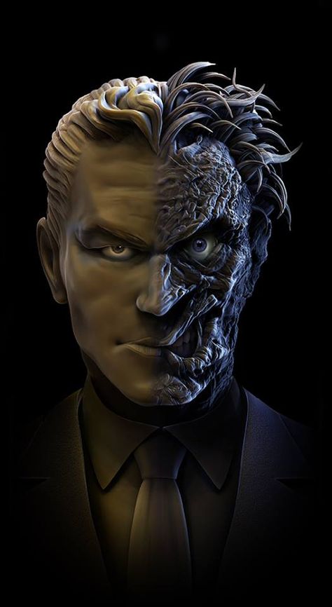 Two Face Dc Comics Two Face, 2 Face Batman, Harvey Dent Two Face, Failed Experiment, Two Face Batman, Rare Comic Books, Gotham Villains, Batman Tattoo, Harvey Dent