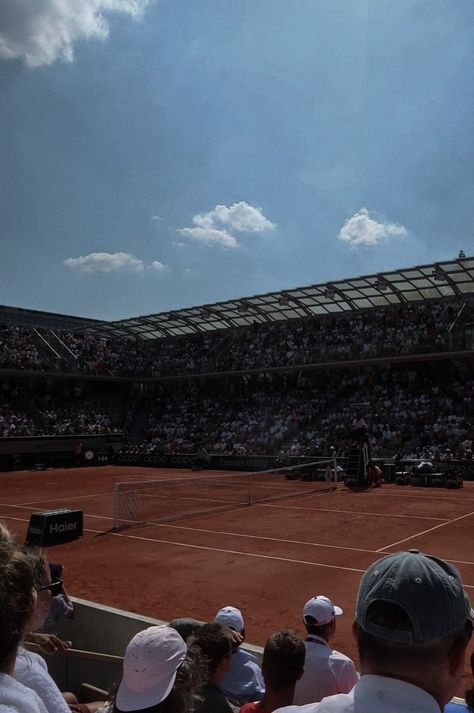 Aesthetic Tennis Court, Open Aesthetic, Aesthetic Tennis, French Open Tennis, Tennis Open, Tennis Aesthetic, Tennis Life, Poker Face, French Open