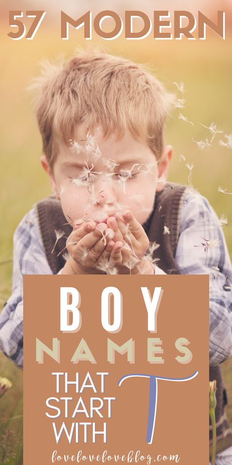 Little boy blows dandelions. Boy Names That Start With The Letter T, Names That Start With T, T Names For Boys, T Boy Names, T Names, T Baby Names, Uncommon Baby Names, Unique Boy Names, Modern Names