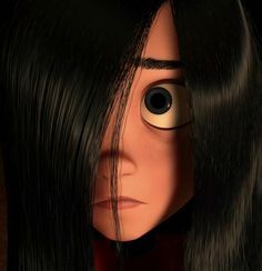 *VIOLET ~ The Incredibles, 2004 The Incredibles 2004, Disney Incredibles, Violet Parr, Disney Pixar Characters, Disney Pixar Movies, Pixar Characters, Film D'animation, Pixar Movies, Long Black Hair