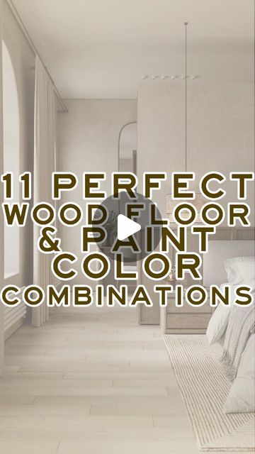 Loren Kreiss on Instagram: "Here are 11 perfect wood floor and paint color combinations.  #interiordesigntrends #interiordesigninspiration #interiordesignideas #interiordesigntips #interiordesign #interiordesigninspo #paintcolors #paintideas #painttips" Paint Color With Wood Floors, Wood Flooring And Paint Combinations, Paint Colors For Medium Wood Floors, Color Palette With Wood Floors, Paint Colors With Medium Wood Floors, Color Palette With Walnut Wood, Wall Paint For Dark Floors, Colors That Go With Wood, Wall Paint And Floor Combination