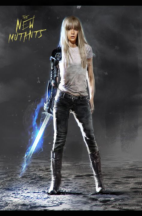 New Mutants Magik, Superboy Young Justice, New Mutants Movie, Magik Marvel, New Mutants, The New Mutants, Marvel Characters Art, Female Reference, Marvel Fan Art