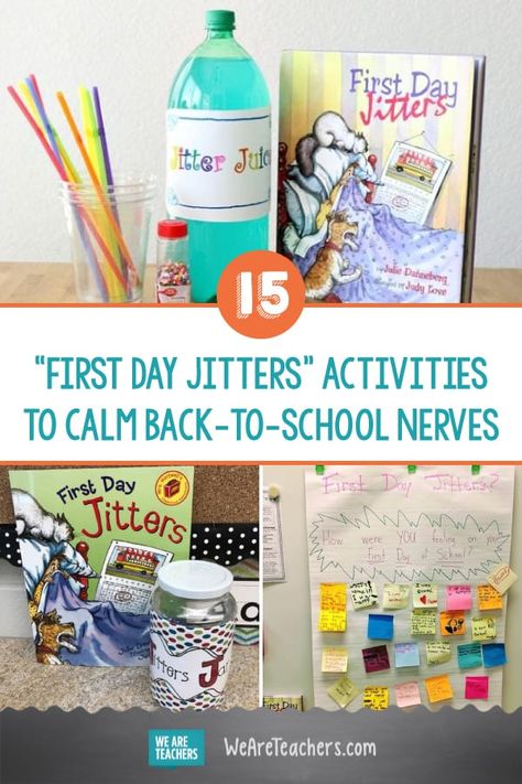 First Day Jitters Activities, First Day Jitters, Kindergarten Smorgasboard, First Day Activities, First Week Of School Ideas, First Day Of School Activities, Back To School Crafts, 2nd Grade Classroom, Beginning Of The School Year