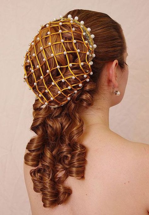 Historical Hairstyles, Medieval Hairstyles, Victorian Hairstyles, Hair Nets, Hair Net, Prom Ideas, Fairy Wings, Vintage Hairstyles, Larp