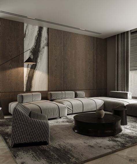 Minimalism Living Neo Classic Majlis, Classic Majlis, Modern Lobby, Bedroom Behance, Minimalism Living, Living Room Wall Designs, Bedroom Design Trends, Latest Living Room Designs, Classic Interior Design