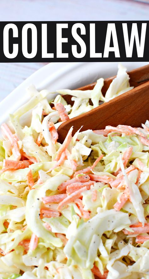 Bag Coleslaw Recipe, Old Fashioned Coleslaw Recipe, Coslaw Recipes, Carrot Coleslaw, Sweet Coleslaw Recipe, Easy Coleslaw Dressing, Homemade Coleslaw Dressing, Creamy Coleslaw Dressing, Classic Coleslaw Recipe