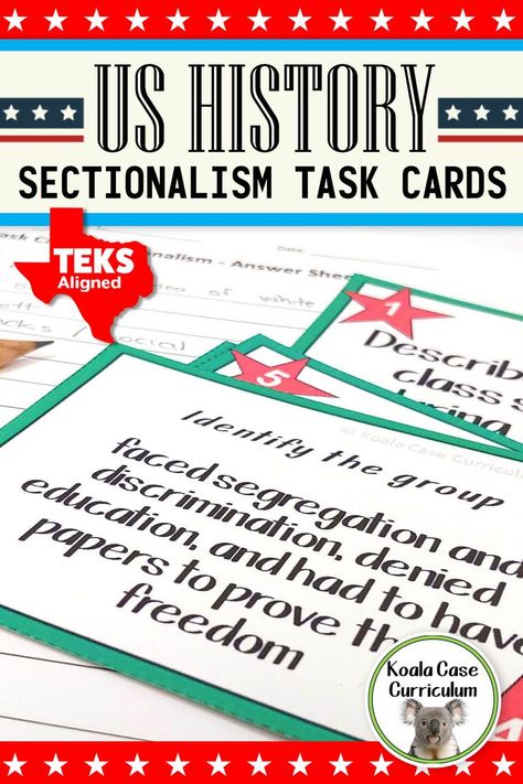 Help your students comprehend Sectionalism with this double pack activity set. Students categorize the congressional conflicts of this era, and identify influential people and laws such as the Missouri Compromise and the Compromise of 1850 #teks #middleschool #juniorhigh #review Teaching Social Studies Middle School, Missouri Compromise, Social Studies Games, Cooperative Learning Activities, Leadership Activities, Elementary School Counseling, Social Studies Teacher, Science Games, Review Activities