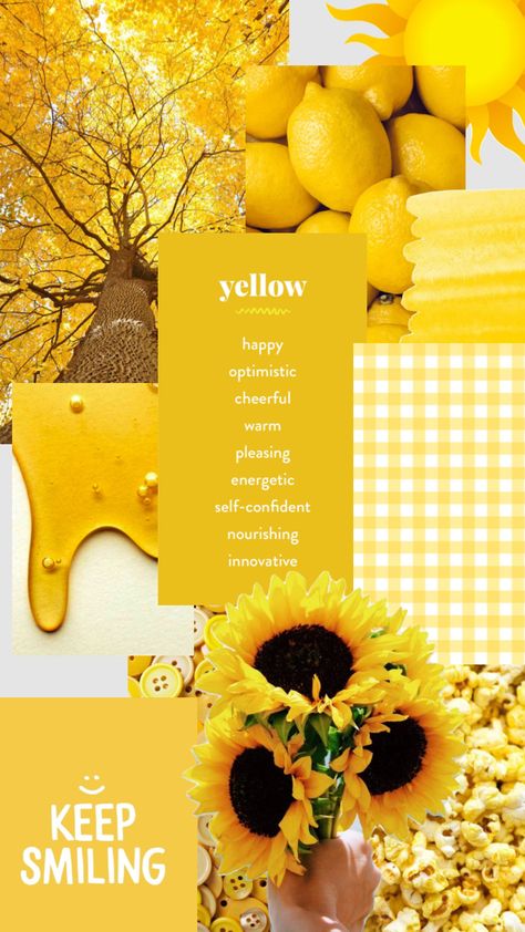 #yellow #sun #sunflowers #sunny #keepsmiling #lemons #honey #flowers #popcorn #buttons #tree #yellowaethsetic #yellowcollage Sunshine Mood Board, Sunny Summer Aesthetic, Yellow Mood Board, Psychology Color, Moodboard Yellow, Yellow Moodboard, Coffee Shop Branding, Interior Design Student, Fashion Illustration Tutorial