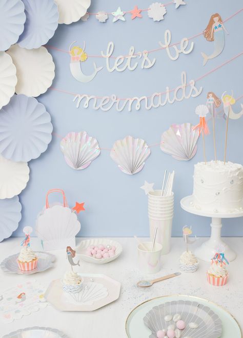 Mermaid Birthday Party Decorations Diy, Mermaid Party Theme, Mermaid Party Printables, Mermaid Party Ideas, Mermaid Birthday Decorations, Mermaid Party Supplies, Mermaid Birthday Party Decorations, Mermaid Party Favors, Mermaid Party Decorations