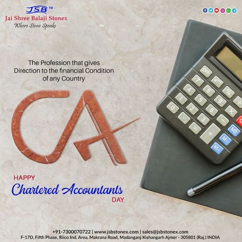 The professional that gives direction to the financial condition of any country. Happy Chartered Accountants Day! - Jai Shree Balaji Stonex #happycharteredaccountantsday #CAday #CA #charteredaccountant #finance #financialcondition #charteredaccountantday #profession #professional #accounts #audit #auditor #professionalday #jaishreebalajistonex #jsbstonex Chartered Accountant Day, Charted Accountant Wallpaper, Give Directions, Vision Board Affirmations, Chartered Accountant, Kitchen Interior Design Decor, Short Inspirational Quotes, Study Notes, Pretty Quotes