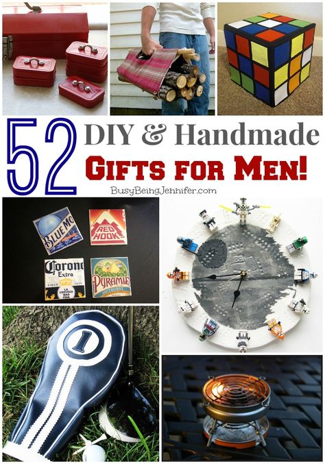 52 DIY and Handmade Gifts for Men! - BusyBeingJennifer.com Diy Gifts For Men, Handmade Gifts For Men, Diy For Men, Coron, Crafts With Pictures, Fun Craft, Noel Christmas, Electronics Projects, Gift Ideas For Men