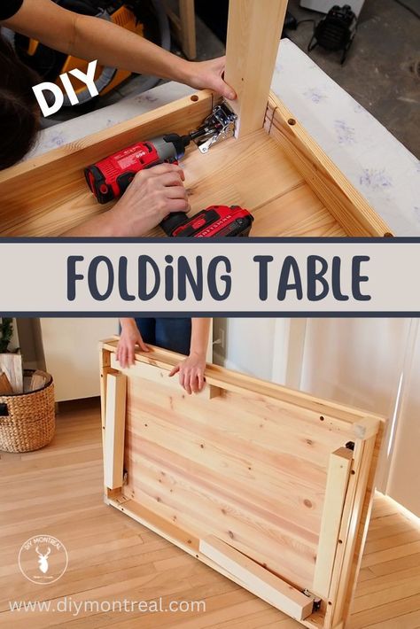 Folding leg bracket for folding table legs Diy Furniture Legs Ideas, Folding Table Diy, Wooden Table Diy, Diy Wooden Table, Fold Up Table, Diy Farm Table, Folding Table Legs, Folding Coffee Table, Diy Table Legs