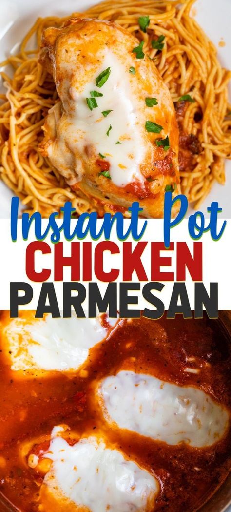 Instant Pot Chicken Parmesan, Chicken Parmesan Recipe, Pot Recipes Easy, Healthy Instant Pot Recipes, Instant Pot Recipes Chicken, Instant Pot Dinner Recipes, Easy Instant Pot Recipes, Instapot Recipes, Instant Pot Pressure Cooker